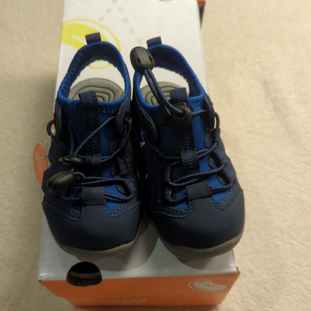 Jumping Beans Sandals, Navy, 7T